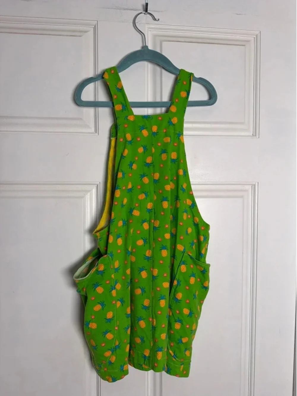 Boutique Pineapple Overall Dress 6x Floral